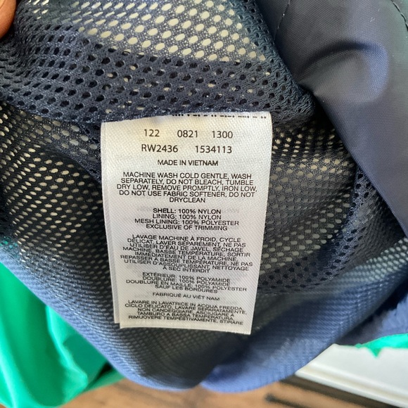 Columbia Arcadia II Plus Size Emerald and Midnight Blue Jacket | 2XL Raincoat - Picture 9 of 15